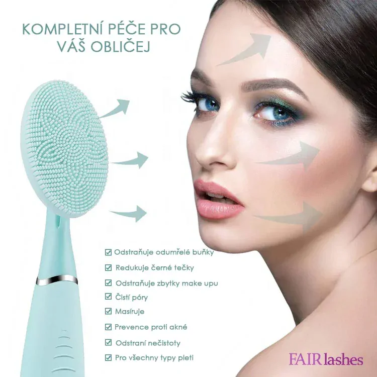 Electric Cleansing Brush - Čistící sonický kartáček na obličej