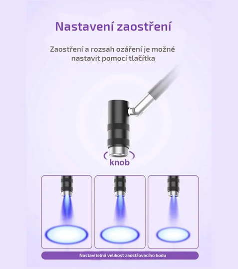 2 v 1 UV Led Eyelash Lamp - na prodlužování řas