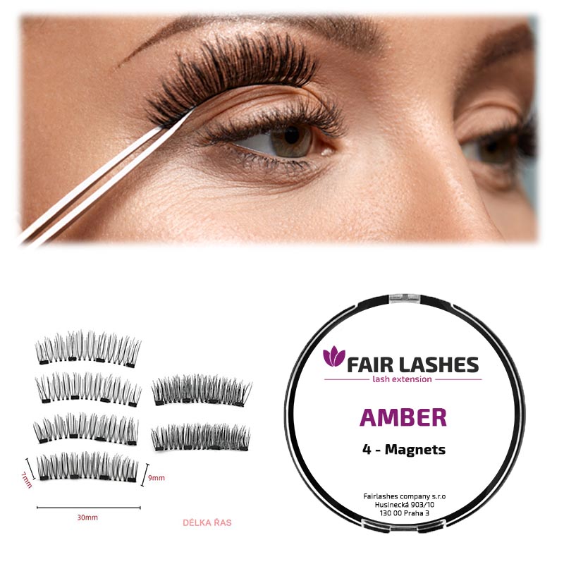Fair Lashes Magnetické řasy AMBER 