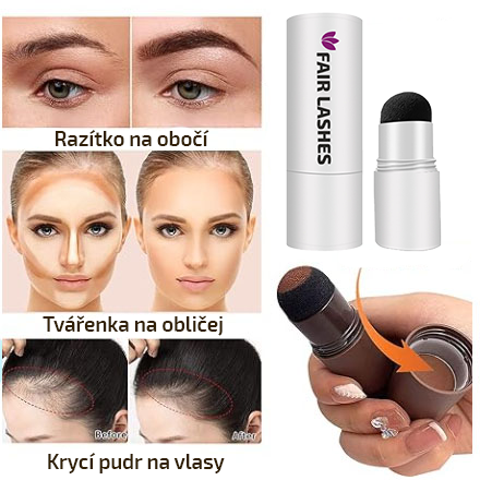 Sada na tvarování obočí STAMP - Light Brown