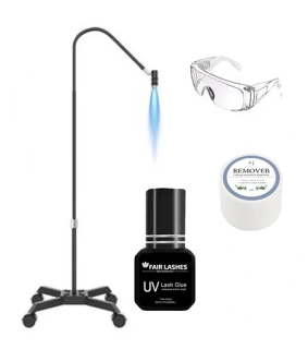 2 v 1 UV Led Eyelash Lamp - Profi Start Kit